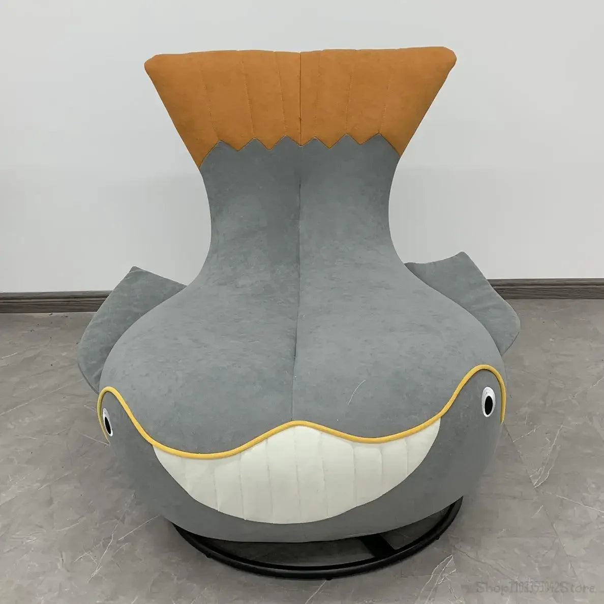 New network red rotating sofa chair animal whale lounge chair shark small apartment balcony lazy sofa