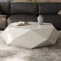 Coffee table small apartment rock slab designer atmospheric Italian living room high-end creative coffee table