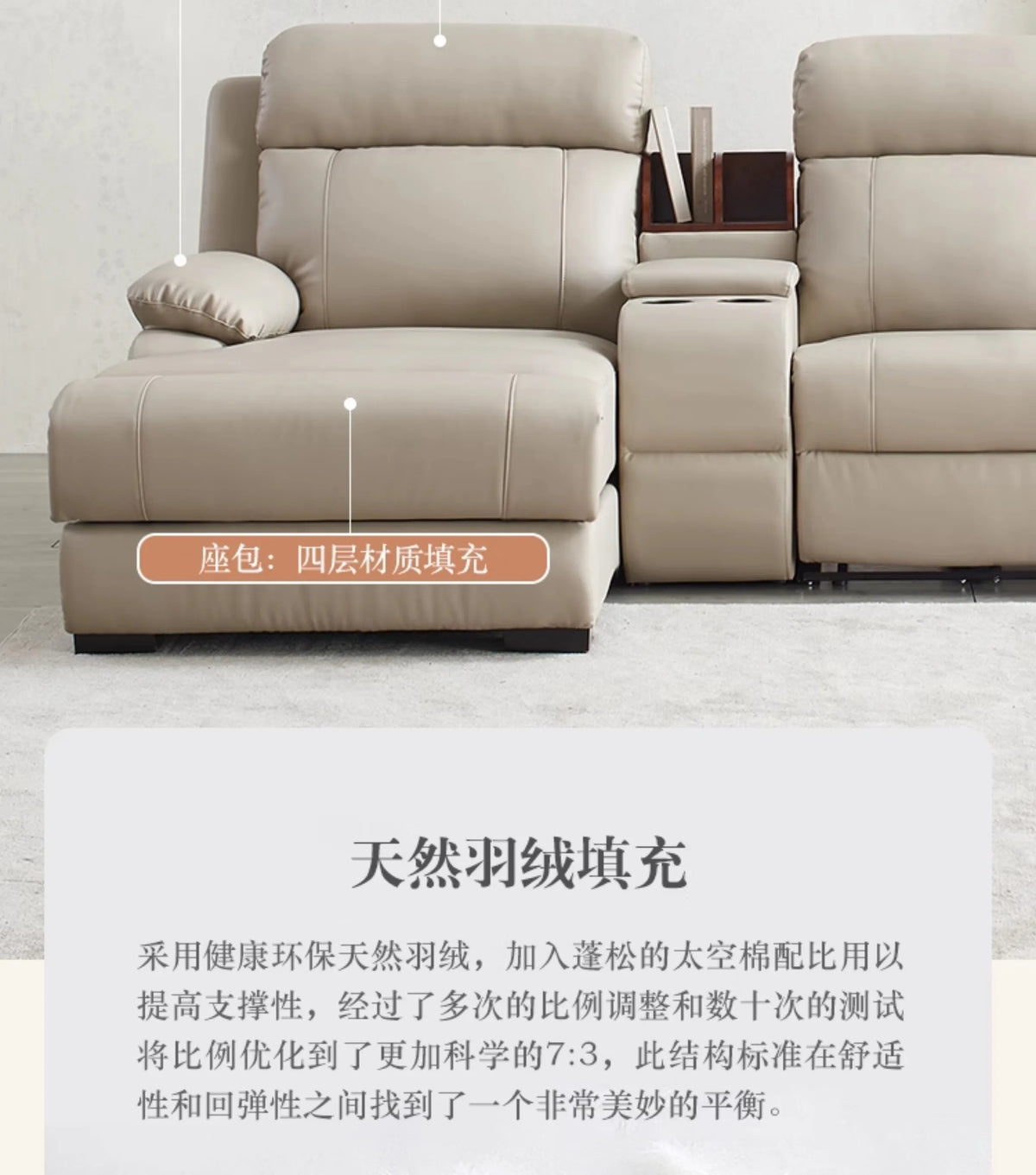 Aesthetic White Living Room Sofas Sleeping Real Leather Lazy Lounge Sofa Luxury Modern Soft Couch Wohnzimmer Furniture For Home