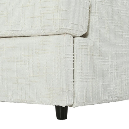 127 inch U-shaped segmented sofa with movable Ottoman style, 6-piece set of chenille fabric sofa