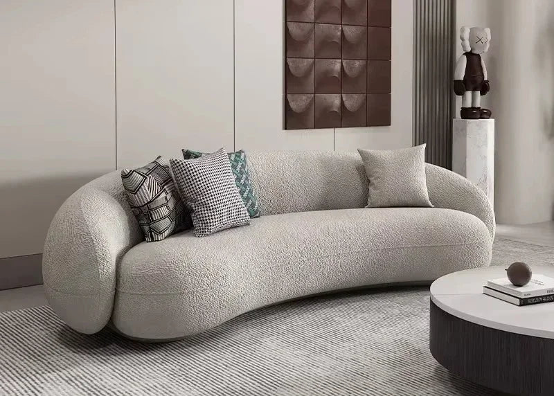 Minimalist Nordic Living Room Sofas Leather Recliner Designer Modern Sofas Luxury Lounge Balcony Cheap Divano Home Furniture