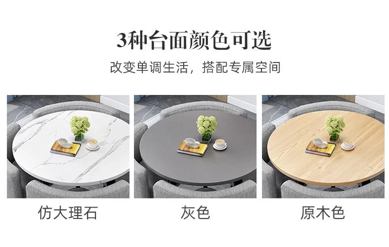 Simple square negotiation table and chair combination store, shop