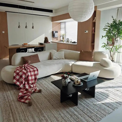 Nordic Modern Living Room Sofas Designer Sectional Cute Luxury Living Room Sofas Boneless Lazy Banken Woonkamer Home Furniture