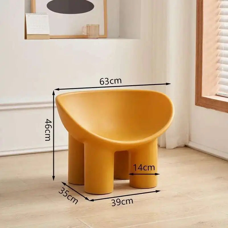 Roly Poly Chair Modern Sofa Nordic Living Room Chairs Lounge Salon Lazy Ergonomic Relax Designer Luxury Chaise Home Furniture