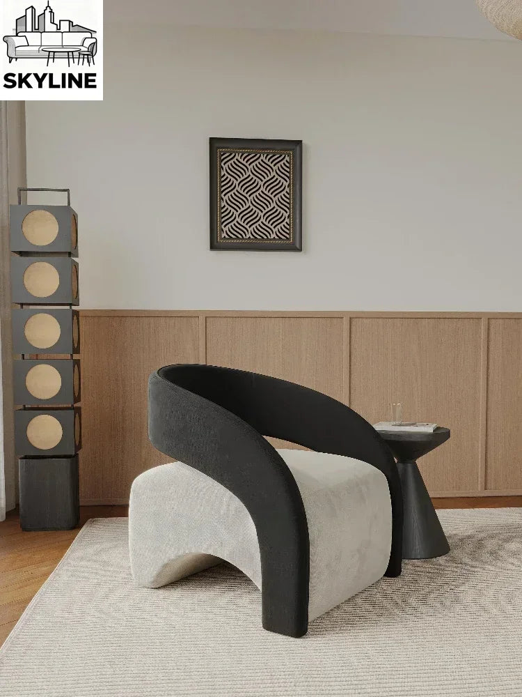 Single Chair Living Room Lazy Single Sofa Leisure Chair Designer Sofa Chair Single Sofa Light Luxury High-end