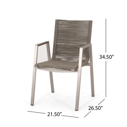 Steel Conversation Accent Furniture for Patio (Set of 2) for Porch, Backyard, Garden, Indoor