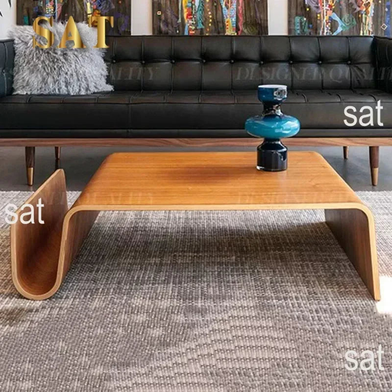 for Wooden Dining Small Coffee Table Console Corner Tea Design Side Center Coffee Table Auxiliary Couchtisch Modern Furniture