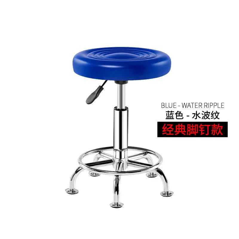 Bar Chair Bar Chair Stool Stool Haircut Chair Rotating Lifting Round Stool Backrest Pulley Chair Large Work Stool Supply