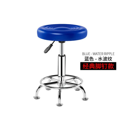 Bar Chair Bar Chair Stool Stool Haircut Chair Rotating Lifting Round Stool Backrest Pulley Chair Large Work Stool Supply
