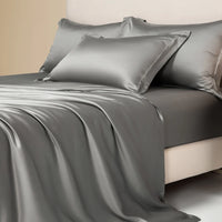 Premium 4/6pcs Egyptian Cotton Bed Sheet Set Soft Long Staple Cotton Bedding Set Luxury Silky Fitted Sheet Flat Sheet Pillowcase