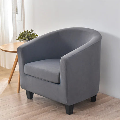 Elastic Spandex Tub Chair Cover Stretch Armchair Cover Club Sofa Slipcover for Living Room Couch Covers with Seat Cushion Covers
