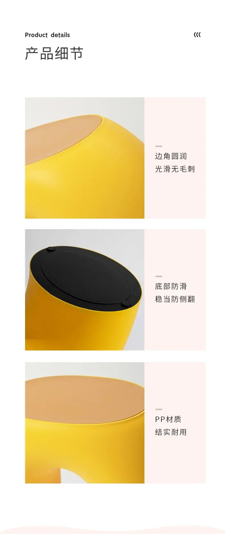 Creative Rainbow Stool Simple Circular Small Bench Home Round Comfortable Stool Durable Non-slip Shoe Changing Stool