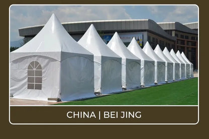 Large Waterproof Pagoda Outdoor Event Tent, Custom Commercial Canopy Shelter for Wedding Party, Trade Show & Outdoor Exhibition