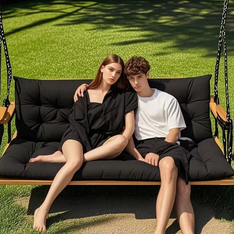 100x150cm Outdoor Hanging Chair Bench Cushion Swing Replacement Cushion Thick Garden Swing Cushion Swing Replacement