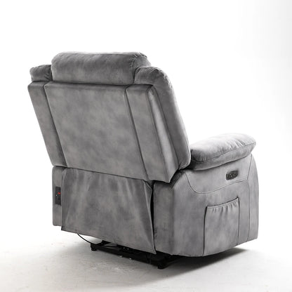 8 Point Massage With Adjustable Headrest Synthetic Leather Single Cinema Sofa Electric Recliner Sofa Chair
