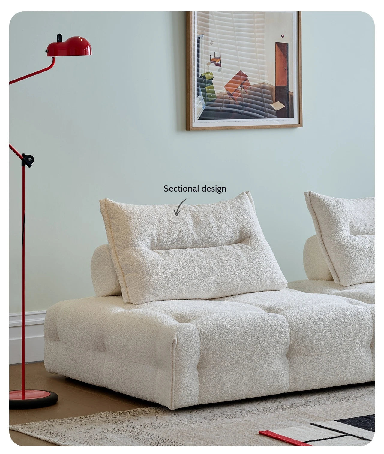 H-XM Fancy Unique Living Room Sofas New Arrival Large Wood Luxury Nordic Lazy Sofa Modern Floor European Divano Apartment Furnit