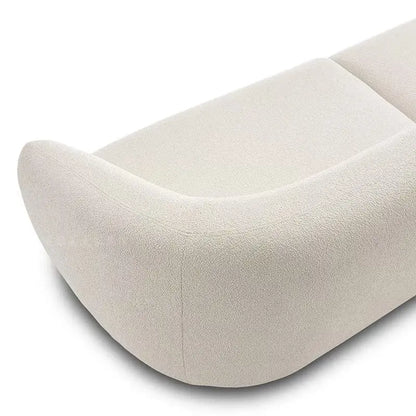 Italian light luxury cream style fabric sofa small apartment living room corner sofa new apartment