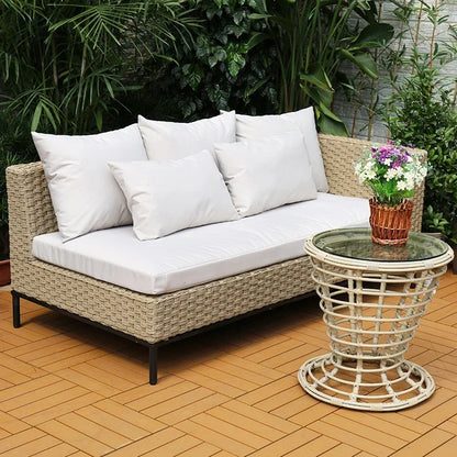 Stylish Outdoor rattan chairs, sofas, courtyards, gardens, leisure rattan art sofas, tea table combinations, sunlight rooms