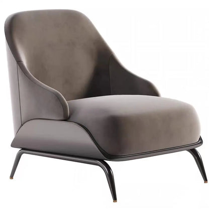 Light luxury fabric single sofa chair modern simple tiger chair
