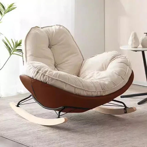 Thickened Penguin Rocking Chair Balcony Sofa Home Bedroom Leisure Chair Wide