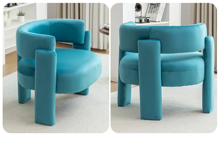 Luxury cream style new Chinese office simple integration super soft negotiation guest sofa chair leisure single chair