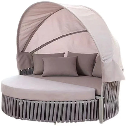 Outdoor Luxury Lounges Rattan Chairs Outdoor Patio Loungers Villa Swimming Pool Loungers
