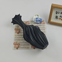 Modern Style Vase Room Decoration Plastic Flower Vase Wihte Black Flower Bottle Aesthetic Floral Arrangement Display Vase