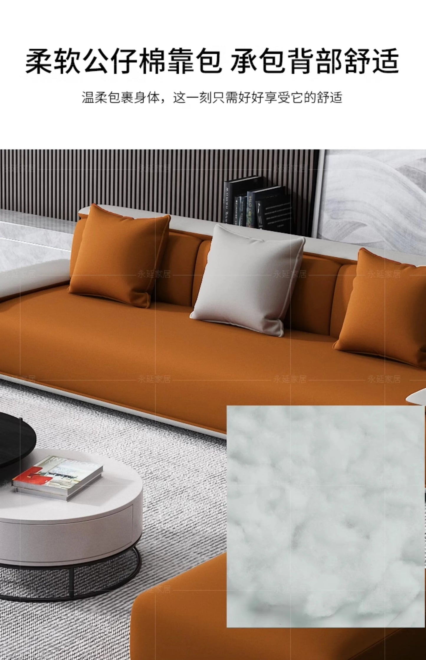 / Customizable Modern Concise Style Office Reception Waiting Sofa Set Leather Reclining Sofa