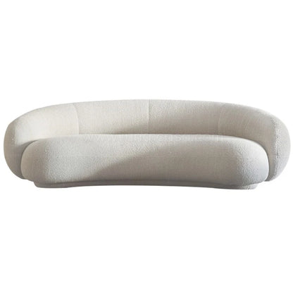 Modern Design Semi Circle Hotel Sofa Round Velvet Fabric Sectional Curved Sofas for Living Room Set
