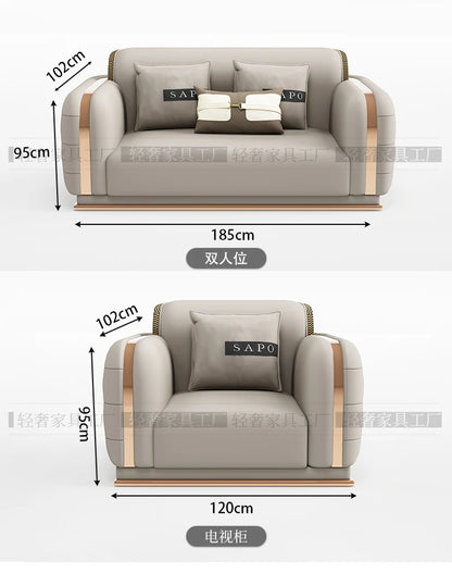 Style Double Lazy Sofas Simple Europe Fillers Choice Living Room Sofa Nordic Loveseat Designer Wohnzimmer Sofas Home Furniture