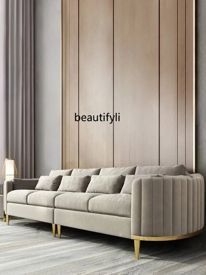 Asmt51 ss Nordic light luxury fabric sofa combination hotel clubhouse clothing store living room high-end sofa chair