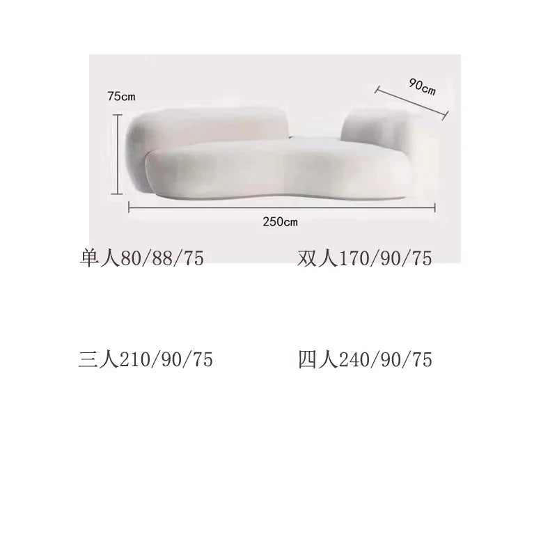 Minimalist Lazy Sofa Recliner Luxury Designer Relaxing Living Room Sofa Office Modern Apartment Meuble De Salon Home Decoration