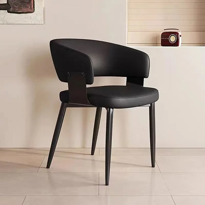 2pcs Modern Minimalist Dining Chairs with Backrest for Home Table And Hotel Island Bar Stools with Armrests