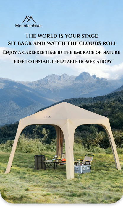 MOUNDAINHIKERInflatable Dome Outdoor Camping Waterproof Portable Tent Multiple People Large Capacity Park Sunscreen and Sunshade