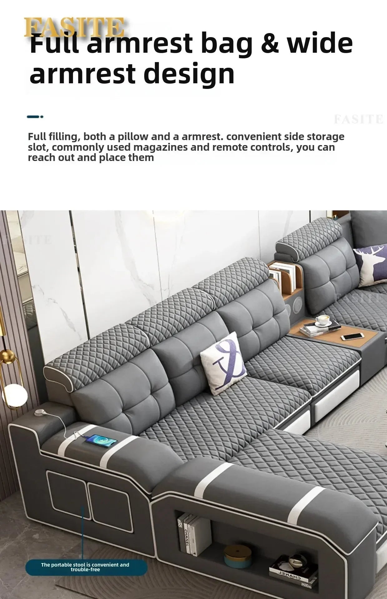 Durable Premium Quality Couch Pouf Living Room Sofas Futon Floor Designer Relaxing Filling Nordic Living Room