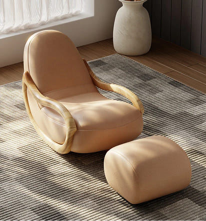 Relaxing Lounges Accent Chair Lazy Household Rocking Living Room Sofa Relax Armchairs Break Celebrity Creamy Balcony Furniture