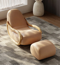 Relaxing Lounges Accent Chair Lazy Household Rocking Living Room Sofa Relax Armchairs Break Celebrity Creamy Balcony Furniture