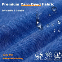 Wicker Outdoor Furniture Patio Conversation Rattan Sofa Set for Garden,Poolside,Backyard,Deck