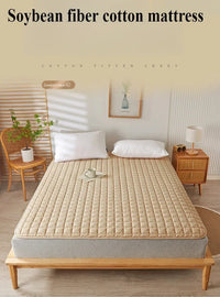 1PC Soft Fibre Waterproof Mattress Cover Thickened Breathable Diaper Proof Foldable Household