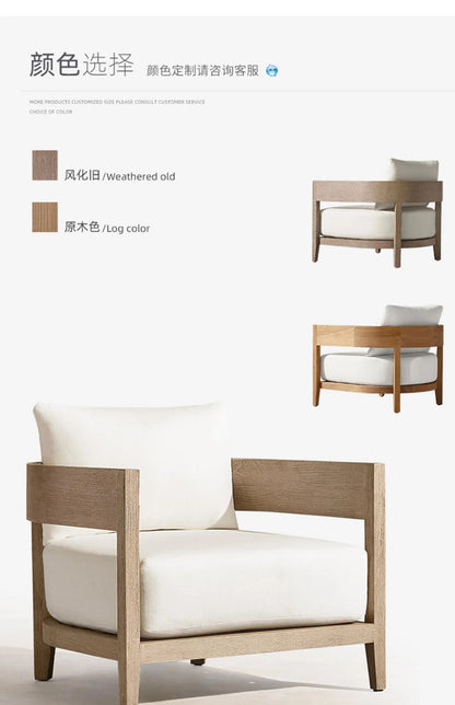 Italian Style Simplicity Waterproof and Sunscreen Garden Sofas Teak Modern Garden Sofas Designer Outdoor Furniture Divano HBOS