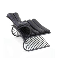 Nordic designer single back lounge chair creative hardware special-shaped home living room ergonomic model