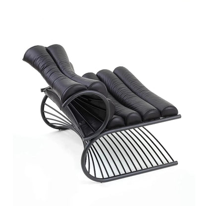 Nordic designer single back lounge chair creative hardware special-shaped home living room ergonomic model