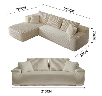 Soft Comfortable Free Combination Tofu Block Sofa Vacuum Compressed Sofa Lazy Modular Combination Sofa for Living Room