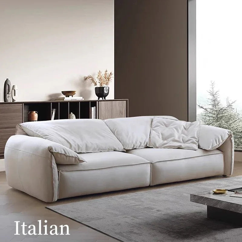 Luxury Italian Nordic Sofa – Minimalist Large Modern Lounge Chaise