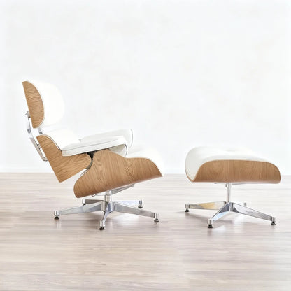 Medieval Rotary Sofa  Recliner Chair  Nordic Design Single Sofa Chair Eames Recliner Single Leather Sofa Designer Leisure Chair
