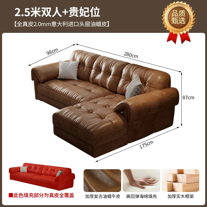 Leather Corner Living Room Sofas Armchair Minimalist Lazy Lounge Living Room Sofas Hallway Designer Muebles Postmodern Furniture