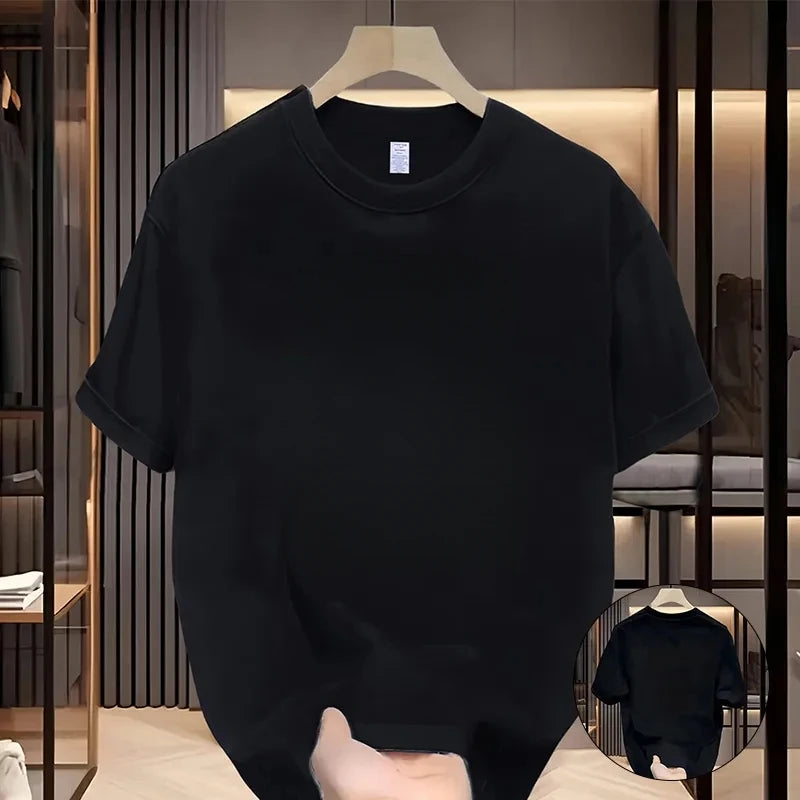 Trendy and Creative Letter Print Short-sleeved T-shirt, Unisex and Versatile Top, Fashionable and Eye-catching