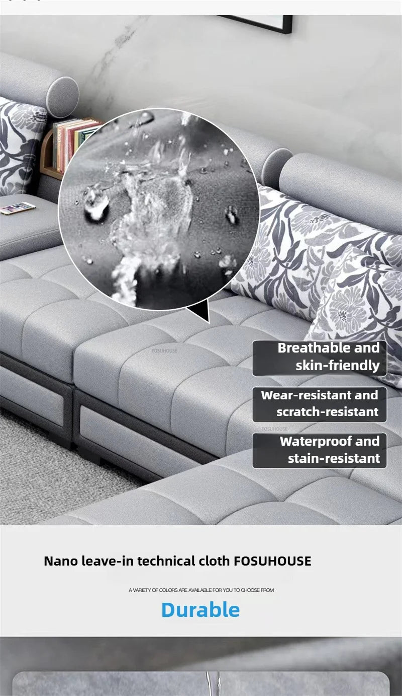 Nordic Fabric Living Room Sofas Combination Modern Apartment Single Sofas for Living Room Furniture Creative Corner Sofa v