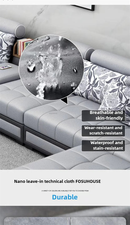Nordic Fabric Living Room Sofas Combination Modern Apartment Single Sofas for Living Room Furniture Creative Corner Sofa v
