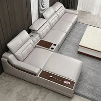 #For New Design Modern Simple Living Room Luxury Leather Sofa Set Hotel Apartment Multi-functional Corner Sofa Combination*